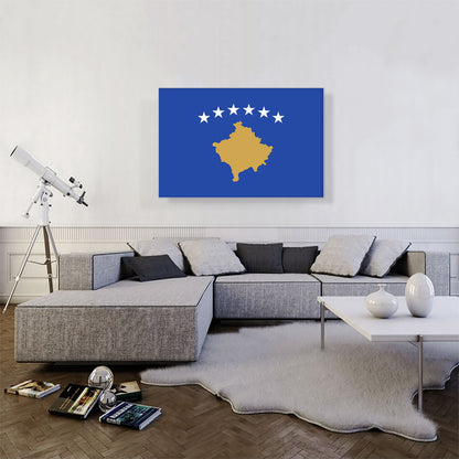 Kosovo Country Flag