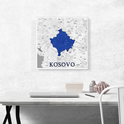 Kosovo on World Map