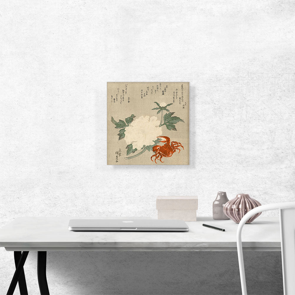 Crab and White Flower 1835