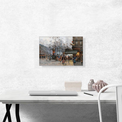 Animated Boulevard In Paris 1902