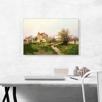 Rural Scene In the Barbizon Suburbs