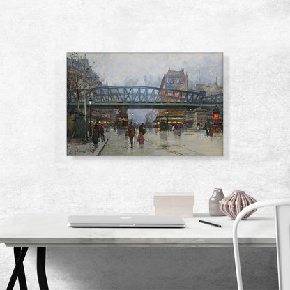 The Boulevard Of The Chapel And The Aerial Paris