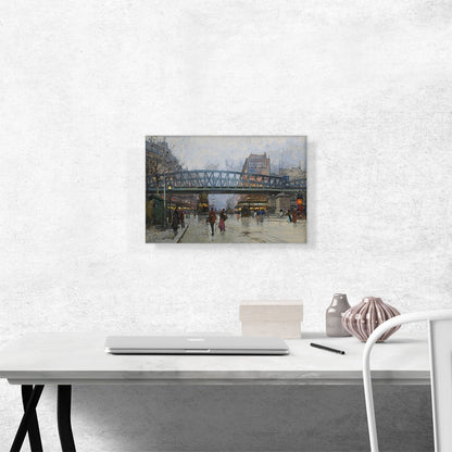 The Boulevard Of The Chapel And The Aerial Paris