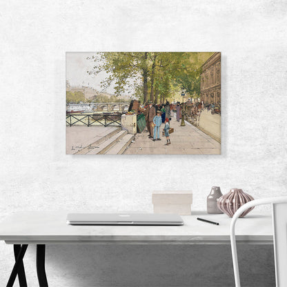 Book Vendors Along The Quais Of The Seine Paris