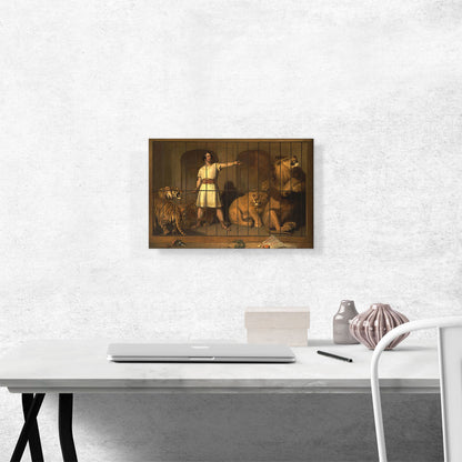 Portrait of Mr. Van Amburgh As He Appeared with His Animals 1847