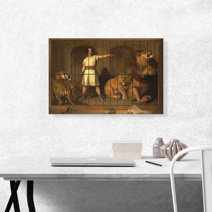 Portrait of Mr. Van Amburgh As He Appeared with His Animals 1847
