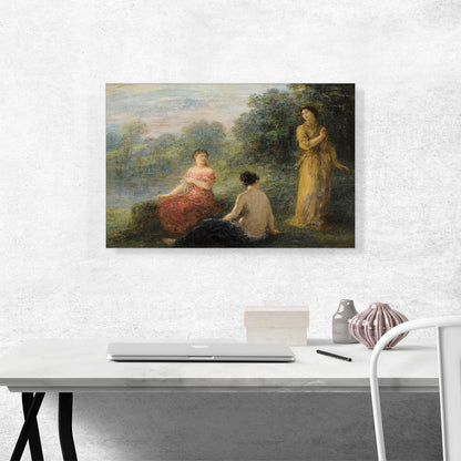 Three Nymphs Near a Source 1899