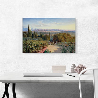 View Of Florence From Villa Petraja 1861