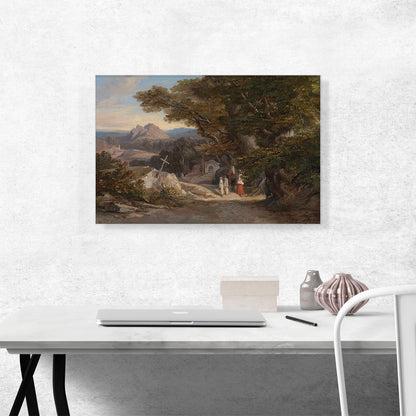 Between Olevano L'Civitella 1842