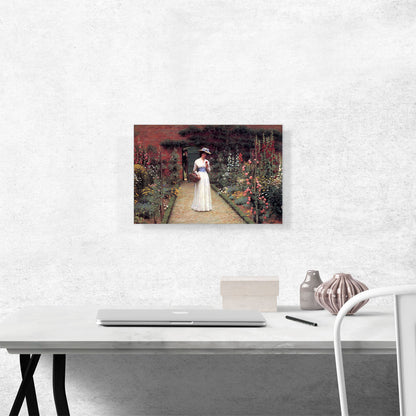 Lady in a Garden