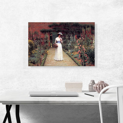 Lady in a Garden