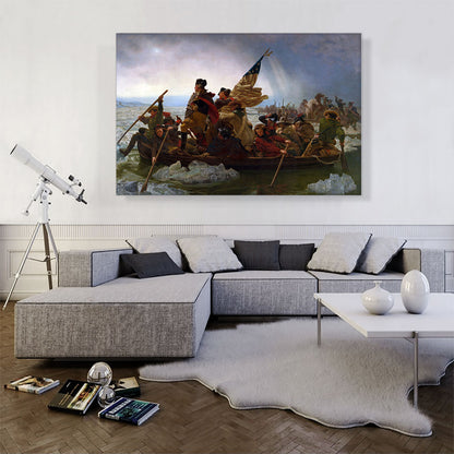Washington Crossing The Delaware 1851