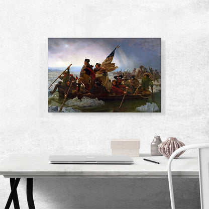 Washington Crossing The Delaware 1851