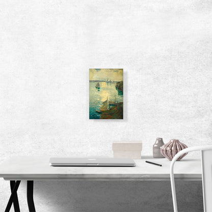 Coast Scene With Ships
