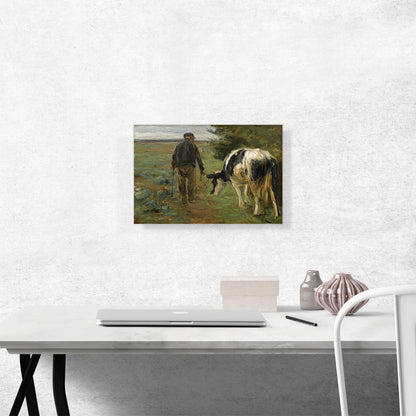 Farmer And Cow 1847
