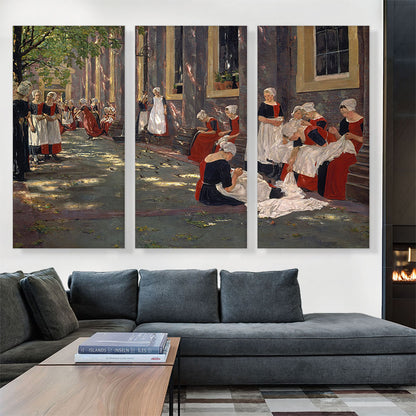 Free Period In The Amsterdam Orphanage 1882