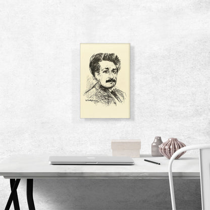 Portrait Of Albert Einstein 1857