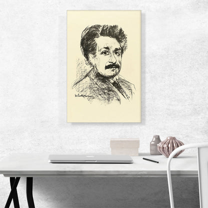 Portrait Of Albert Einstein 1857