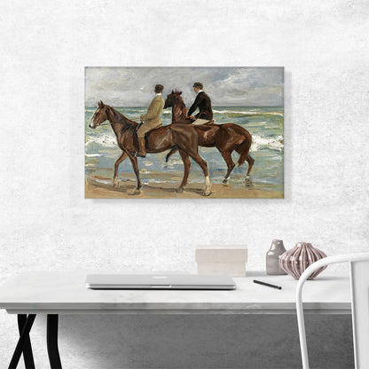 Two Riders On The Beach 1901
