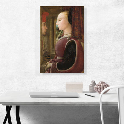 Portrait Of a Woman With a Man At a Casement 1440