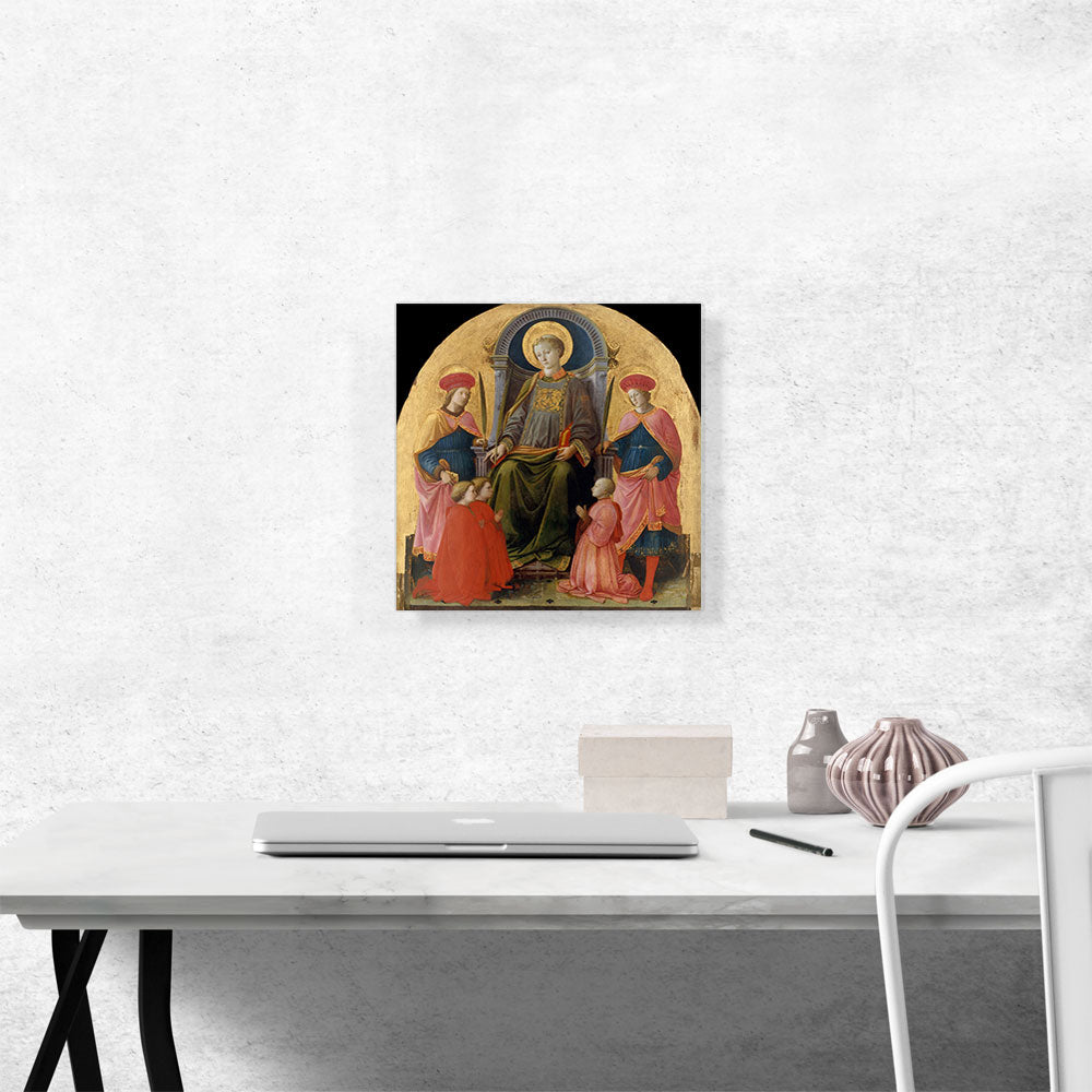 Saint Lawrence Enthroned With Saints And Donors 1440