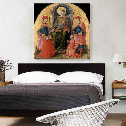 Saint Lawrence Enthroned With Saints And Donors 1440