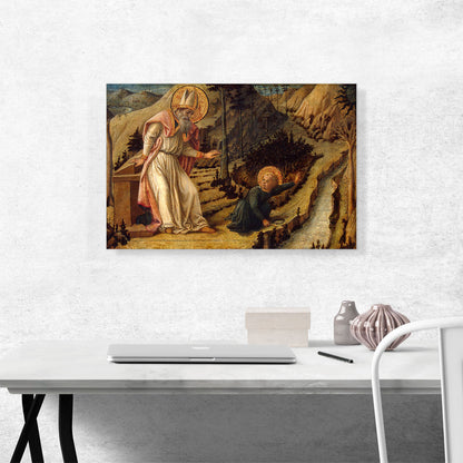 Vision Of St Augustine 1460