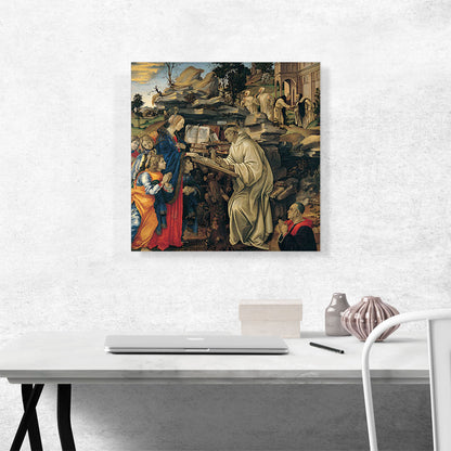 Apparition Of The Virgin To St. Bernard 1486