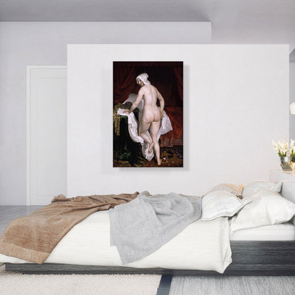 Young Woman Going To Bed
