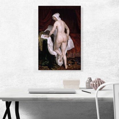 Young Woman Going To Bed