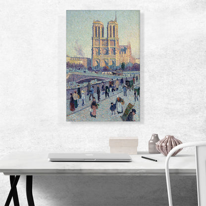 The Quai Saint-Michel And Notre-Dame