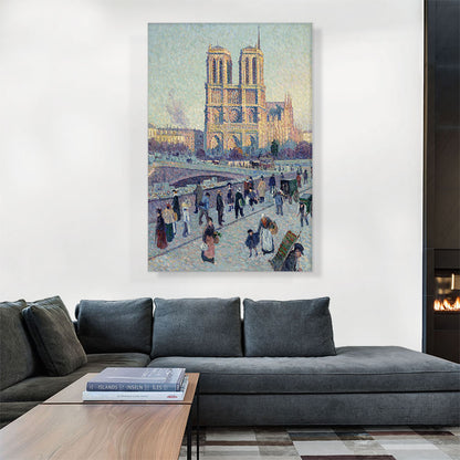 The Quai Saint-Michel And Notre-Dame