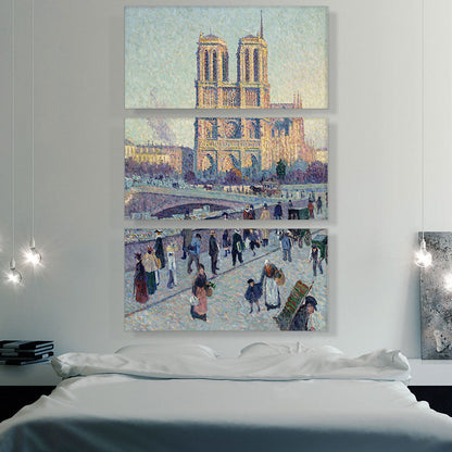 The Quai Saint-Michel And Notre-Dame