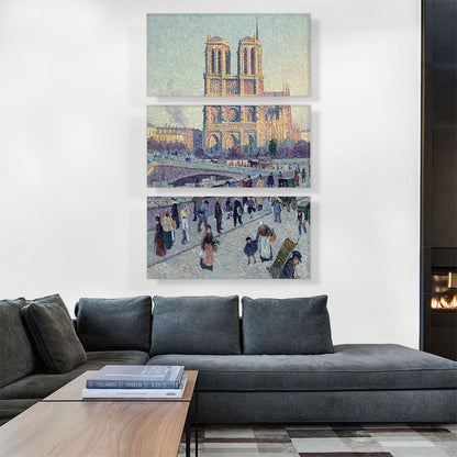 The Quai Saint-Michel And Notre-Dame