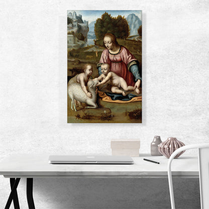 The Madonna And Child With The Infant St John Baptist