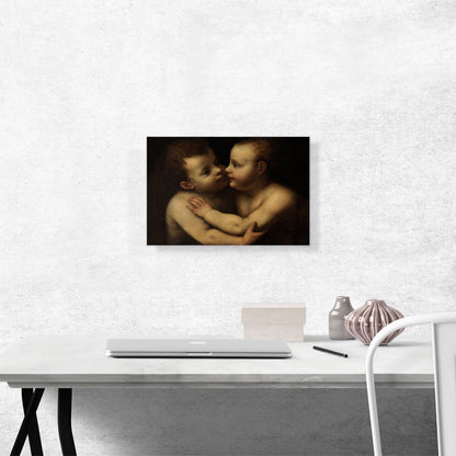 Jesus y San Juan Hugging