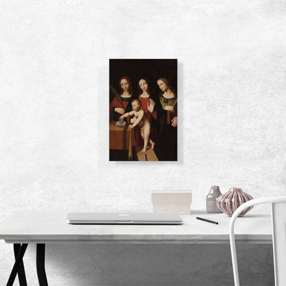 Madonna And Child With Saint Catherine And Barbara