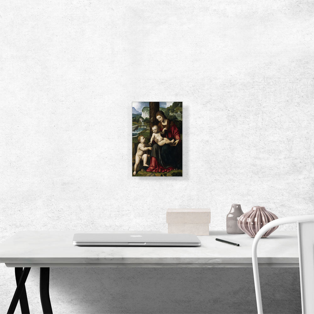 Madonna With Child And Young St John