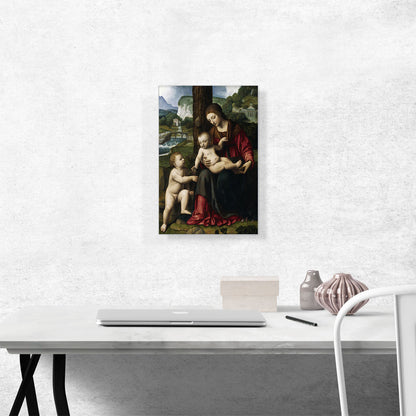 Madonna With Child And Young St John