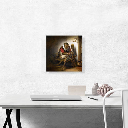 A Woman Spinning 1655