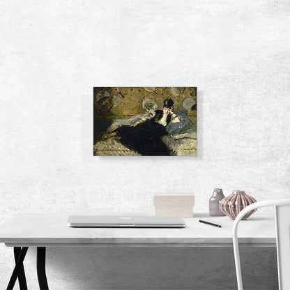 Woman with Fans 1873