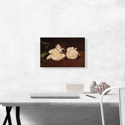 Still Life - Branch of White Peonies 1864