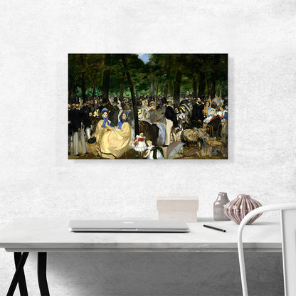 Music in the Tuileries Garden 1862