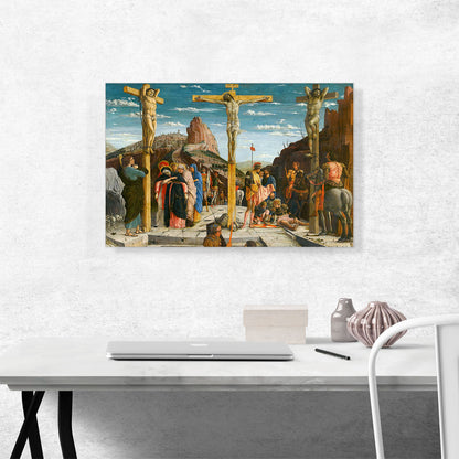 Calvary Central Predella Panel From St. Zeno Of Verona Altarpiece 1456