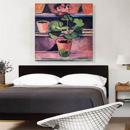 Pot of Geraniums 1912