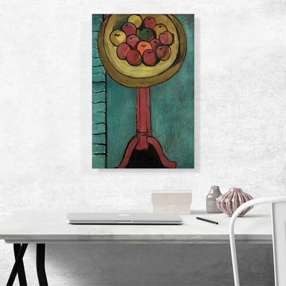 Bowl of Apples on a Table 1916
