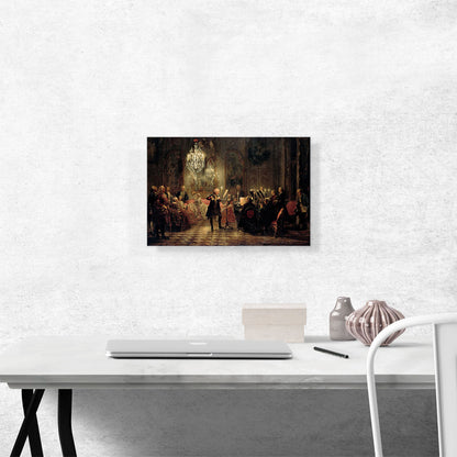 Flute Concert Of Frederick The Great In Sanssouci 1850