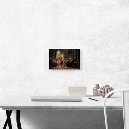 Flute Concert Of Frederick The Great In Sanssouci 1850