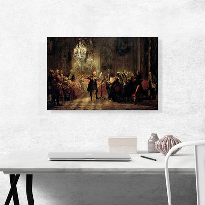 Flute Concert Of Frederick The Great In Sanssouci 1850