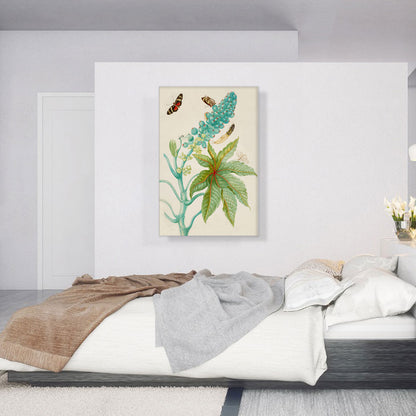 Castor Oil Plant With Ricini Longwing Butterfly 1702